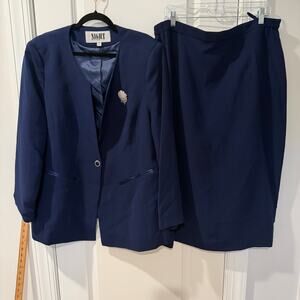 NWT NIGHT STUDIO 2 Piece Skirt Suit Size 18